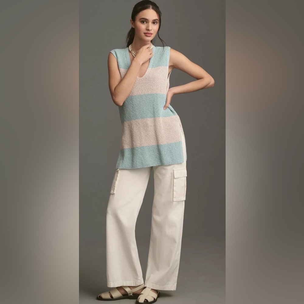 Pilcro Longline Sweater Vest